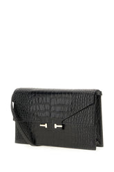 Black leather crossbody bag -  | High Quality Luxury Handbag Shop