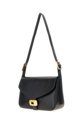 Black leather medium Clicca shoulder bag -  | High Quality Luxury Handbag Shop