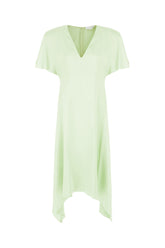 Pastel green acetate blend dress -  | High Quality Luxury Handbag Shop