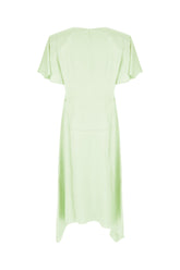 Pastel green acetate blend dress -  | High Quality Luxury Handbag Shop
