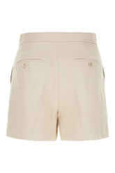 Sand linen shorts -  | High Quality Luxury Handbag Shop