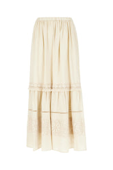 Sand linen skirt -  | High Quality Luxury Handbag Shop