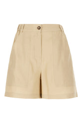 Sand linen shorts -  | High Quality Luxury Handbag Shop