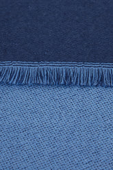 Midnight blue wool scarf -  | High Quality Luxury Handbag Shop