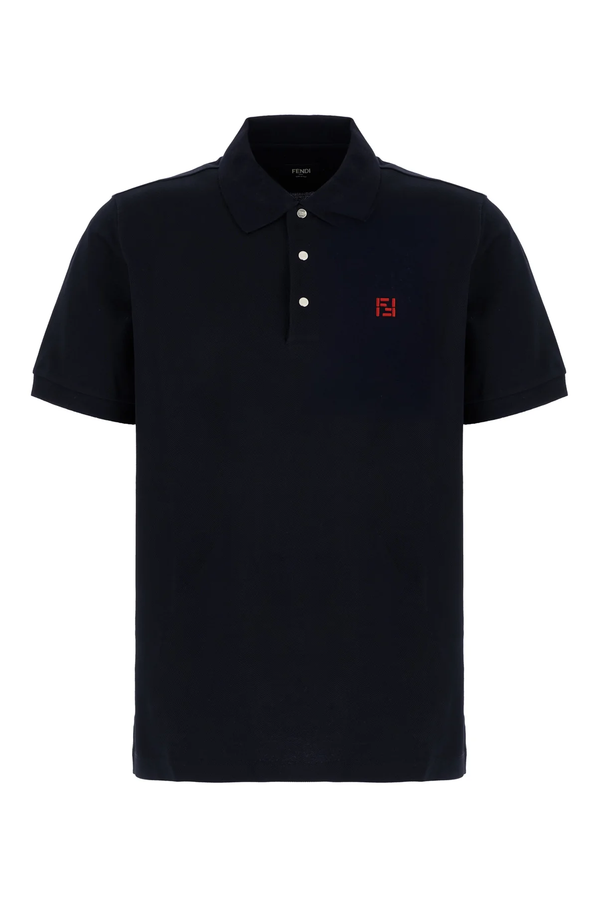 Navy blue piquet polo shirt -  | High Quality Luxury Handbag Shop