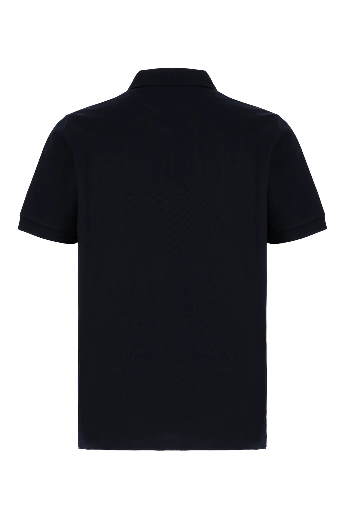 Navy blue piquet polo shirt -  | High Quality Luxury Handbag Shop