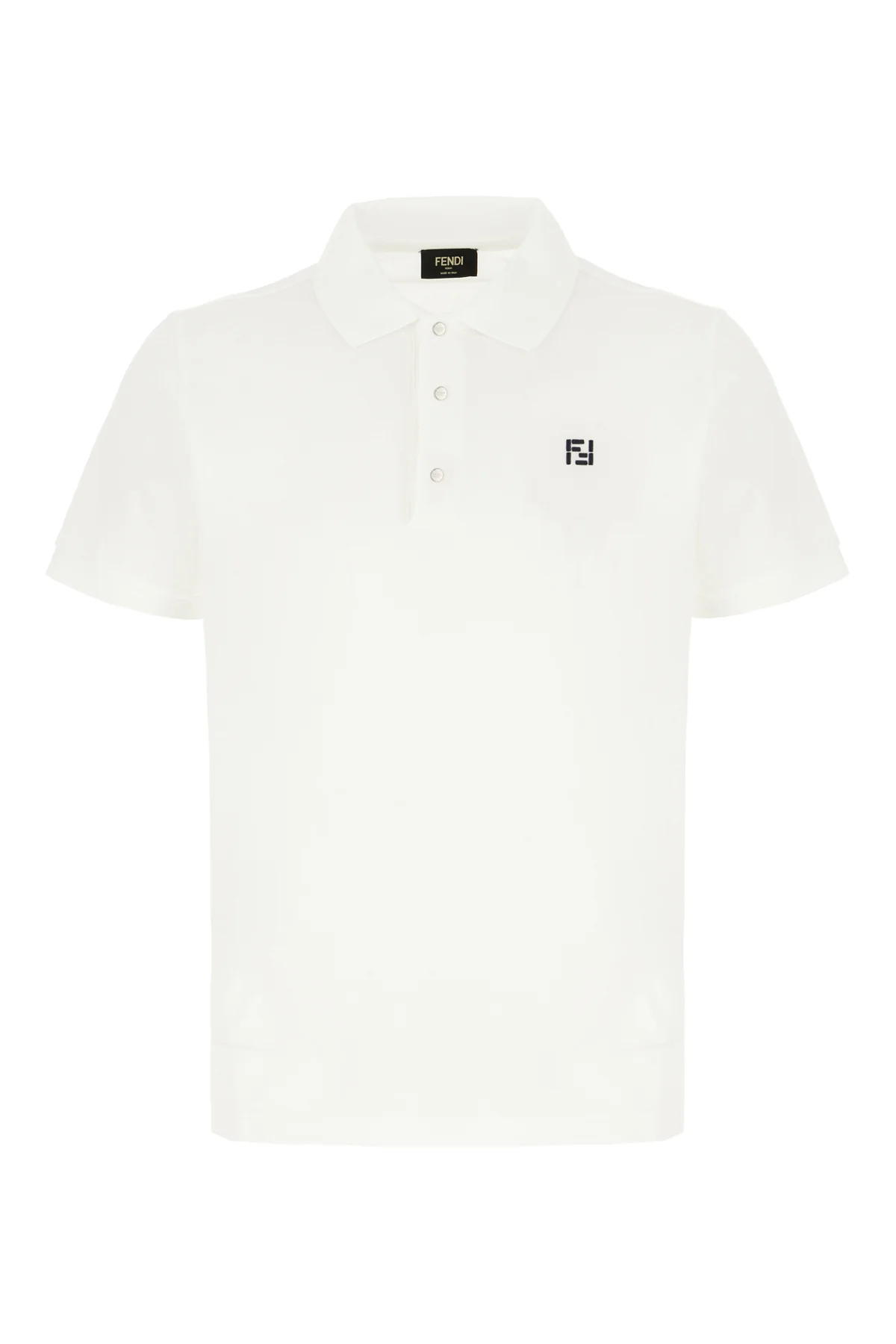 White piquet polo shirt -  | High Quality Luxury Handbag Shop