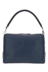 Navy blue leather Lui Large shoulder bag -  | High Quality Luxury Handbag Shop