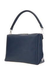 Navy blue leather Lui Large shoulder bag -  | High Quality Luxury Handbag Shop