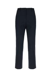 Midnight blue stretch cotton pants -  | High Quality Luxury Handbag Shop