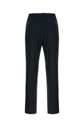 Midnight blue stretch cotton pants -  | High Quality Luxury Handbag Shop