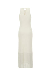 White viscose blend dress -  | High Quality Luxury Handbag Shop