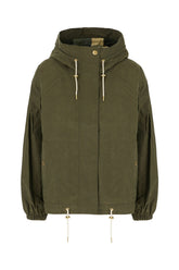 Military green cotton blend Hawridge jacket -  | High Quality Luxury Handbag Shop