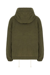 Military green cotton blend Hawridge jacket -  | High Quality Luxury Handbag Shop