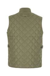 Military green polyester padded sleeveless jacket -  | High Quality Luxury Handbag Shop