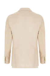 Sand wool blend blazer -  | High Quality Luxury Handbag Shop