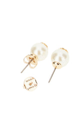 Ivory metal Kira earrings -  | High Quality Luxury Handbag Shop