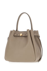 Dove grey leather Romy handbag -  | High Quality Luxury Handbag Shop