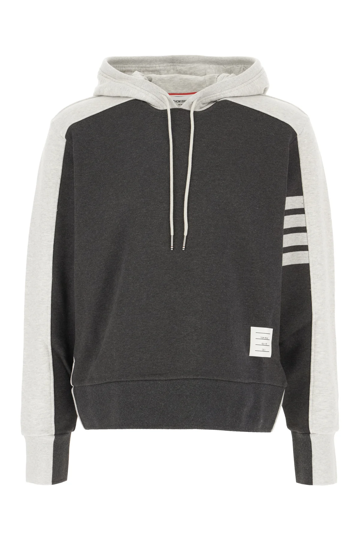 Two-tone cotton sweatshirt -  | High Quality Luxury Handbag Shop