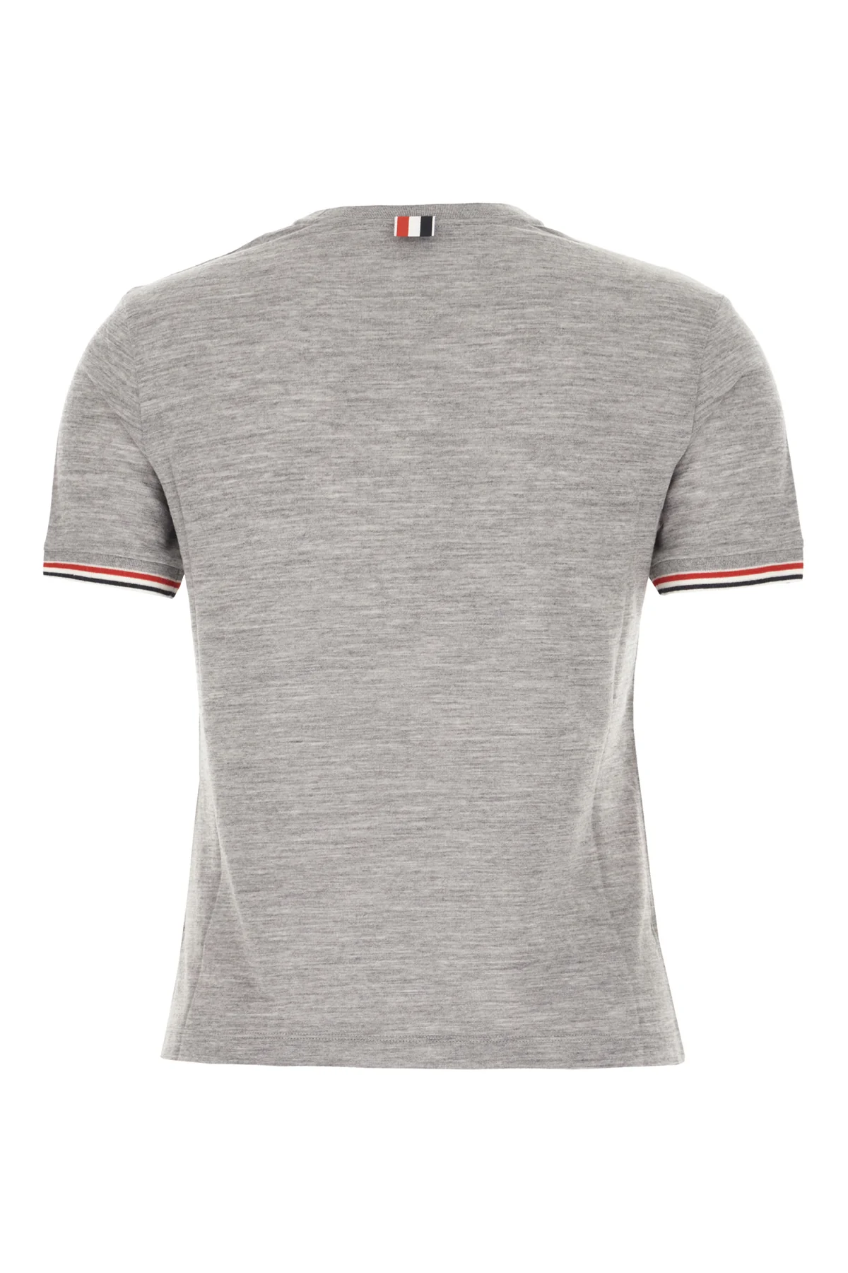 Grey wool blend t-shirt -  | High Quality Luxury Handbag Shop
