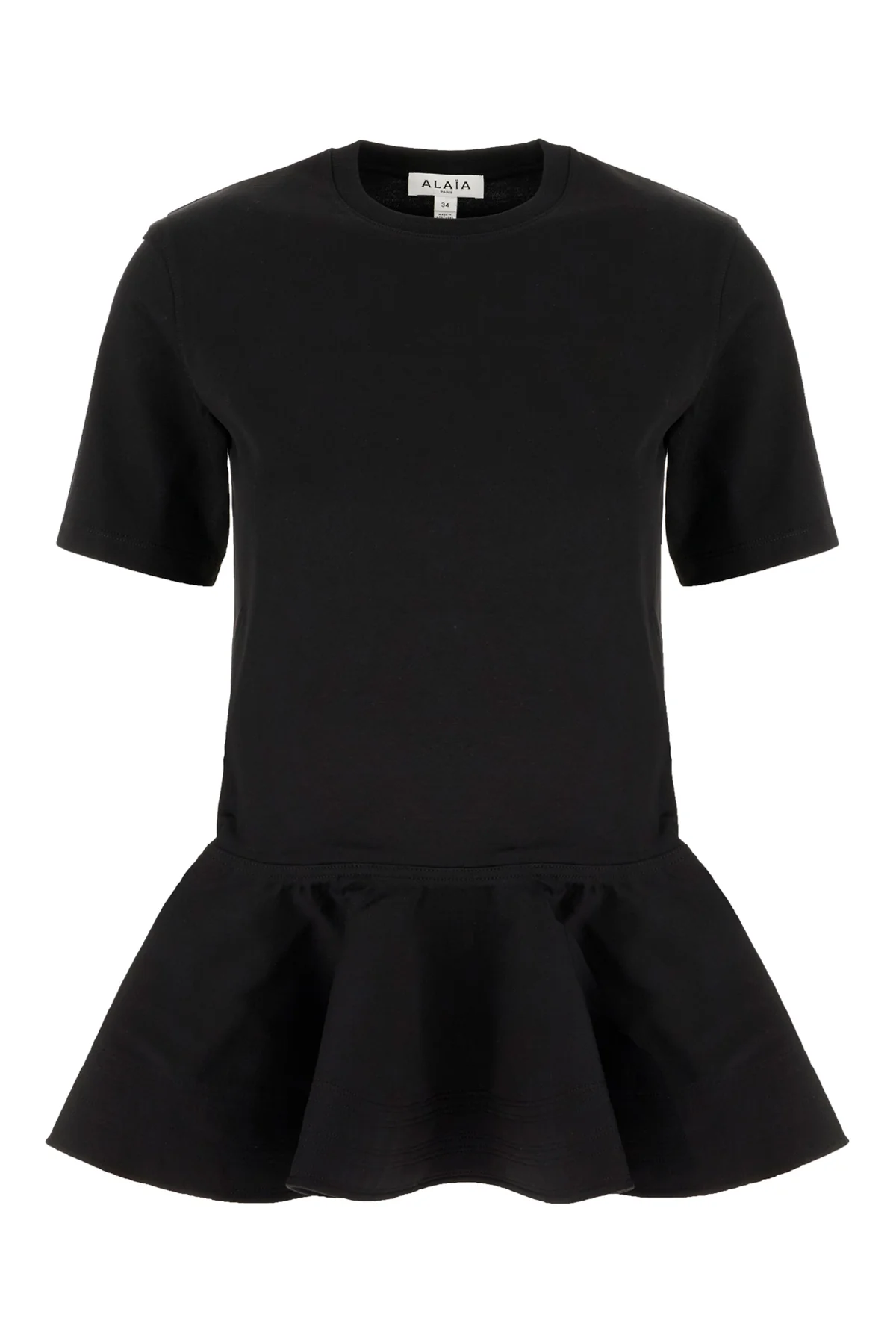 Black cotton t-shirt -  | High Quality Luxury Handbag Shop