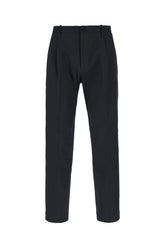 Navy blue stretch cotton pants -  | High Quality Luxury Handbag Shop