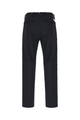 Navy blue stretch cotton pants -  | High Quality Luxury Handbag Shop