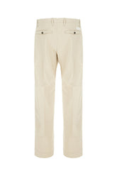Sand stretch cotton pants -  | High Quality Luxury Handbag Shop