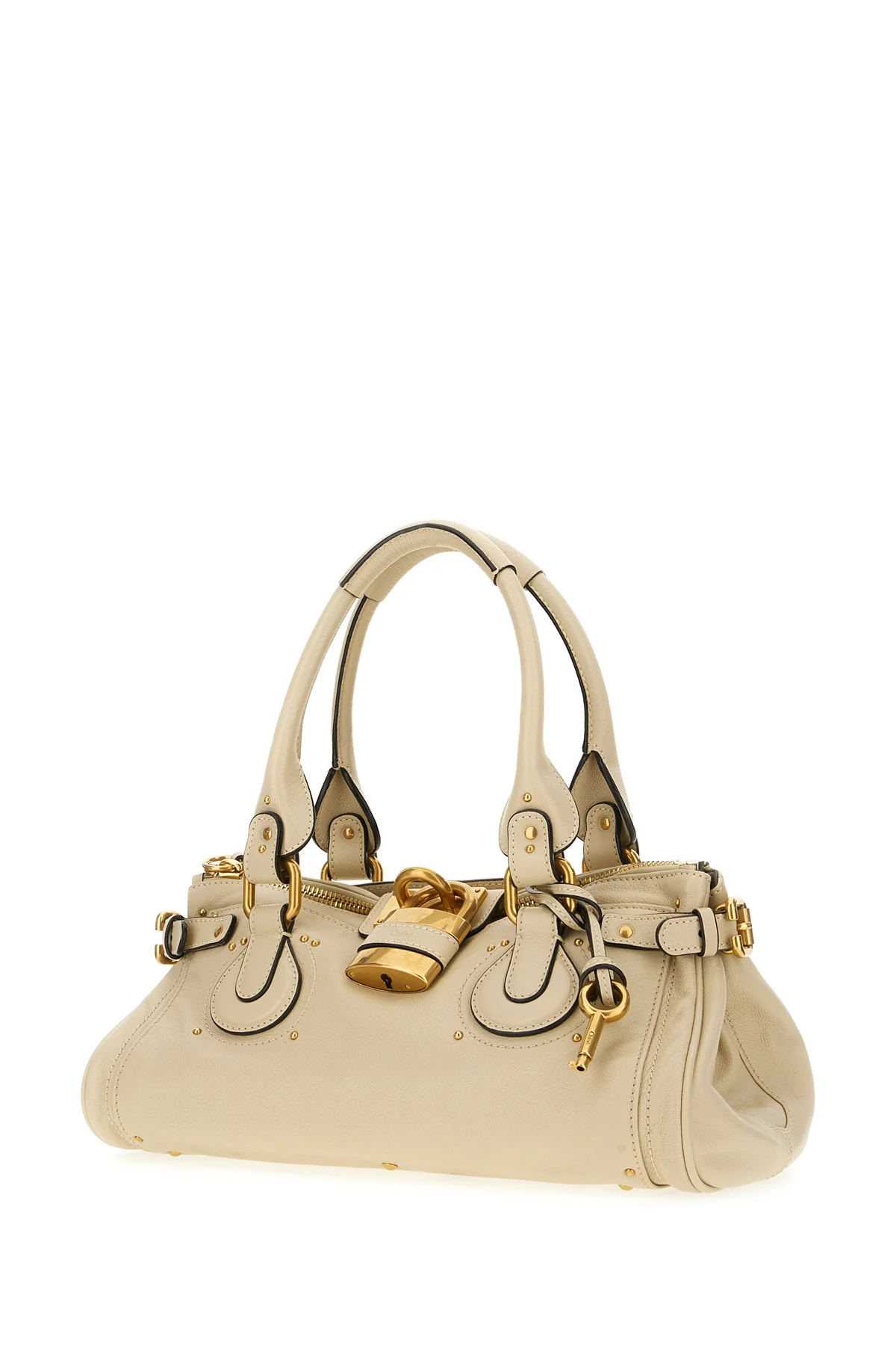 Cream leather Paddington shoulder bag -  | High Quality Luxury Handbag Shop