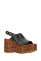 Zeppe Maxime in pelle nera -  | High Quality Luxury Handbag Shop