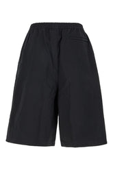 Black cotton bermuda shorts -  | High Quality Luxury Handbag Shop