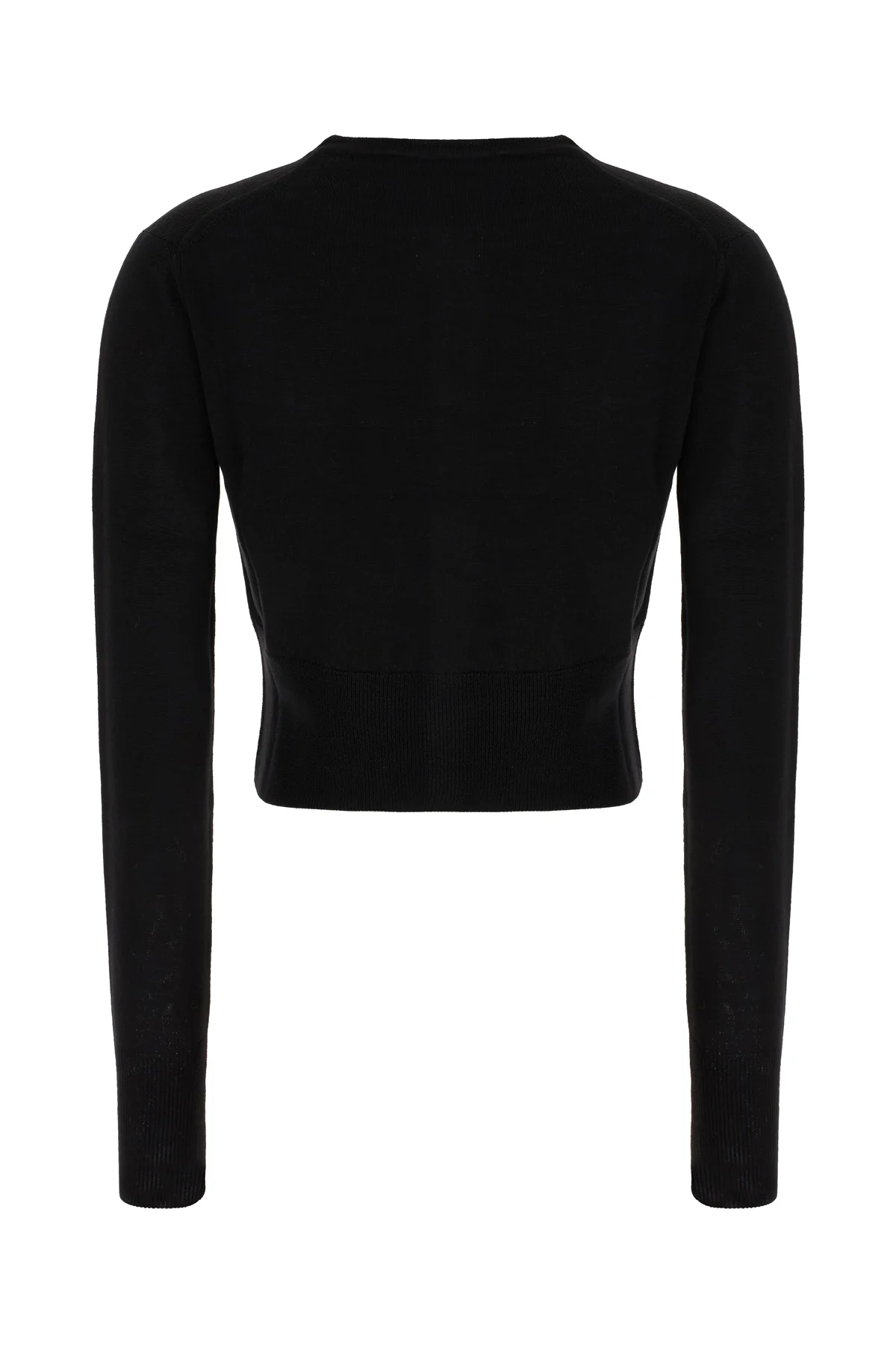 Black cotton blend cardigan -  | High Quality Luxury Handbag Shop