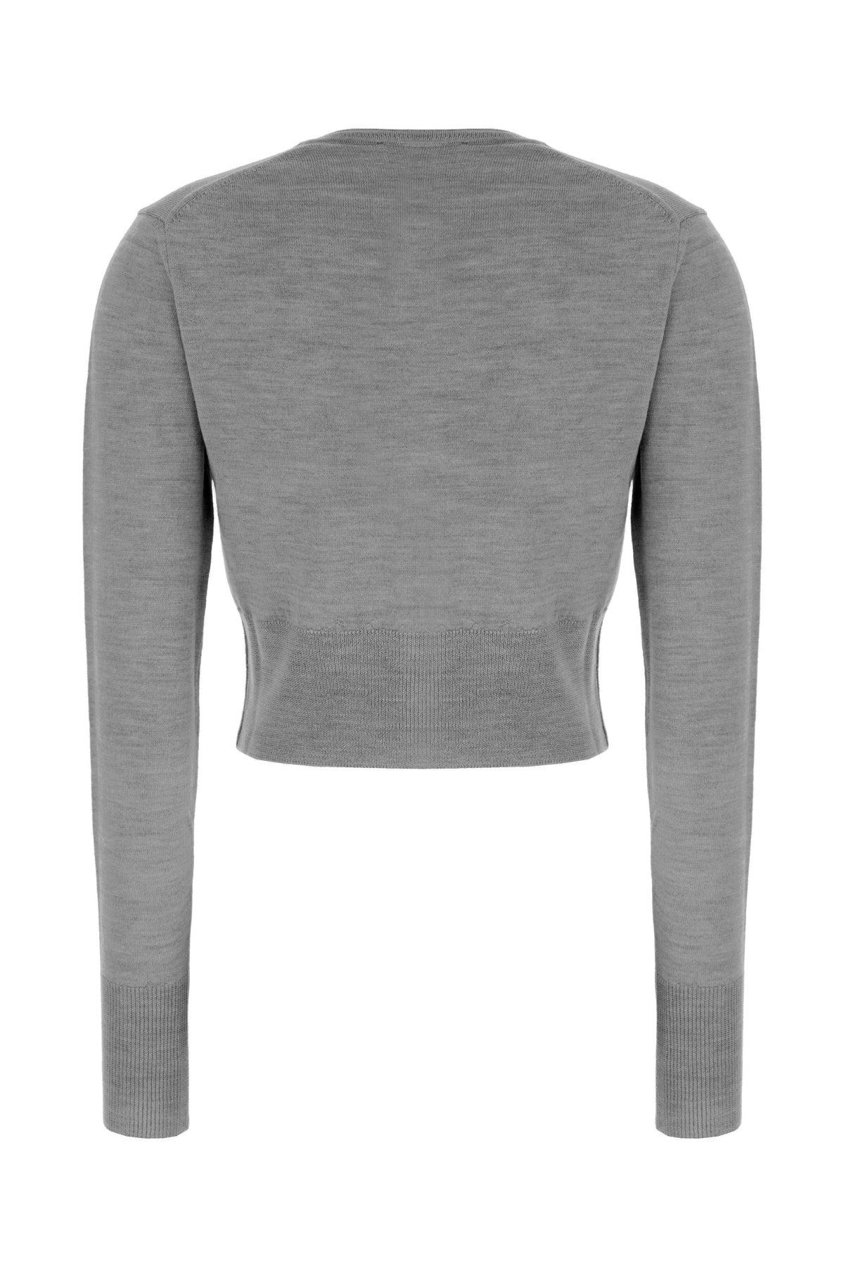 Grey cotton blend cardigan -  | High Quality Luxury Handbag Shop
