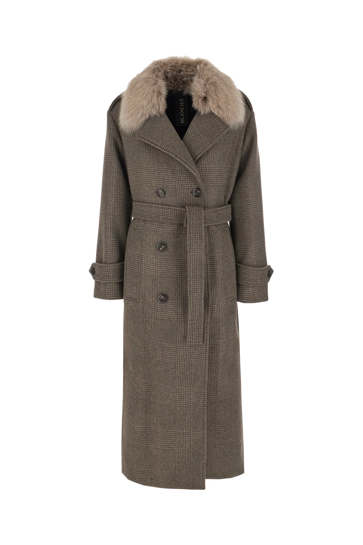 Cappotto in lana ricamata -  | High Quality Luxury Handbag Shop