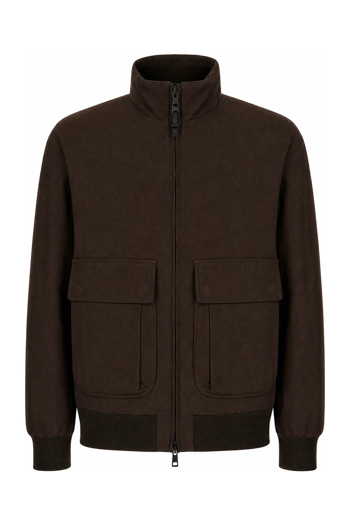 Chocolate cotton blend down jacket -  | High Quality Luxury Handbag Shop