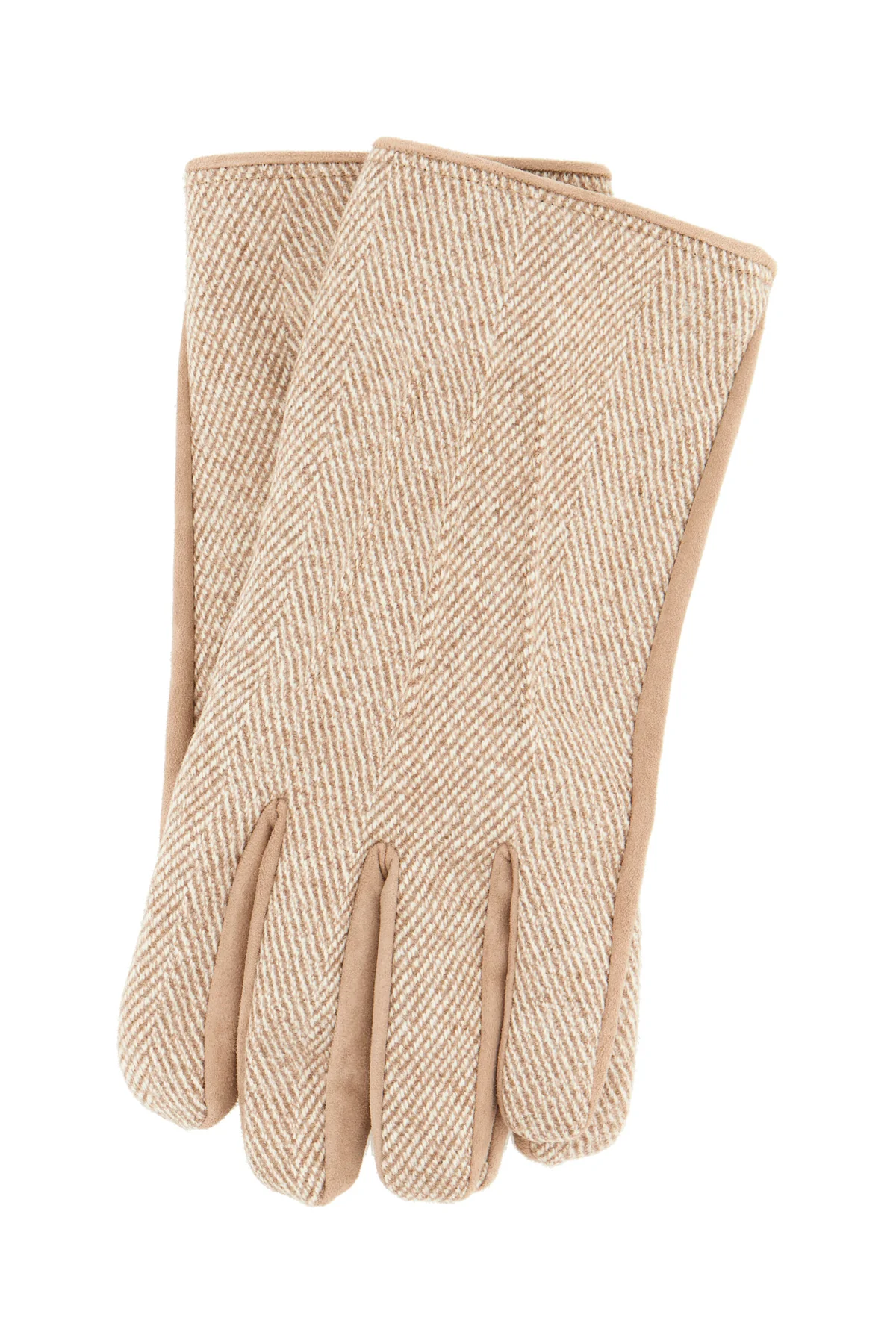 Sand leather and cashmere gloves -  | High Quality Luxury Handbag Shop