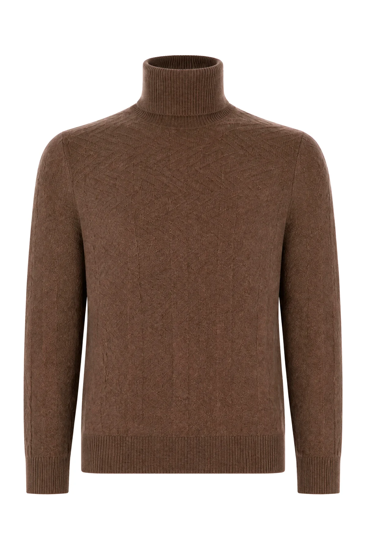 Brown wool blend sweater -  | High Quality Luxury Handbag Shop