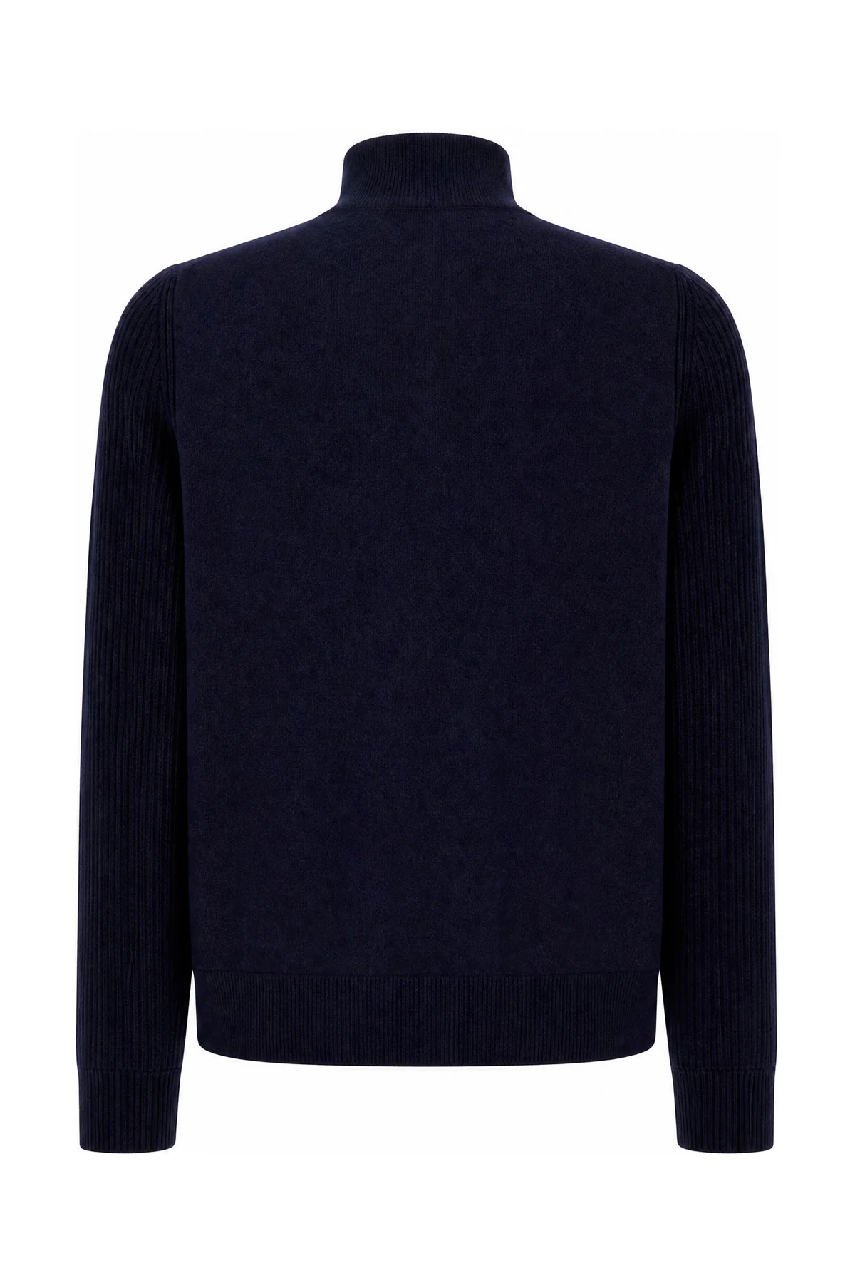 Navy blue wool blend cardigan -  | High Quality Luxury Handbag Shop