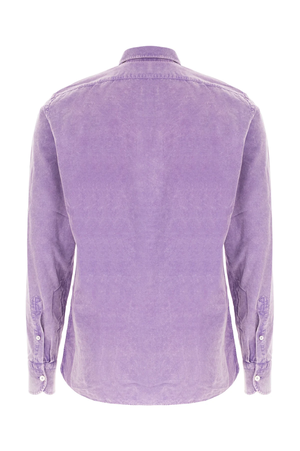 Camicia in velluto a coste lilla -  | High Quality Luxury Handbag Shop
