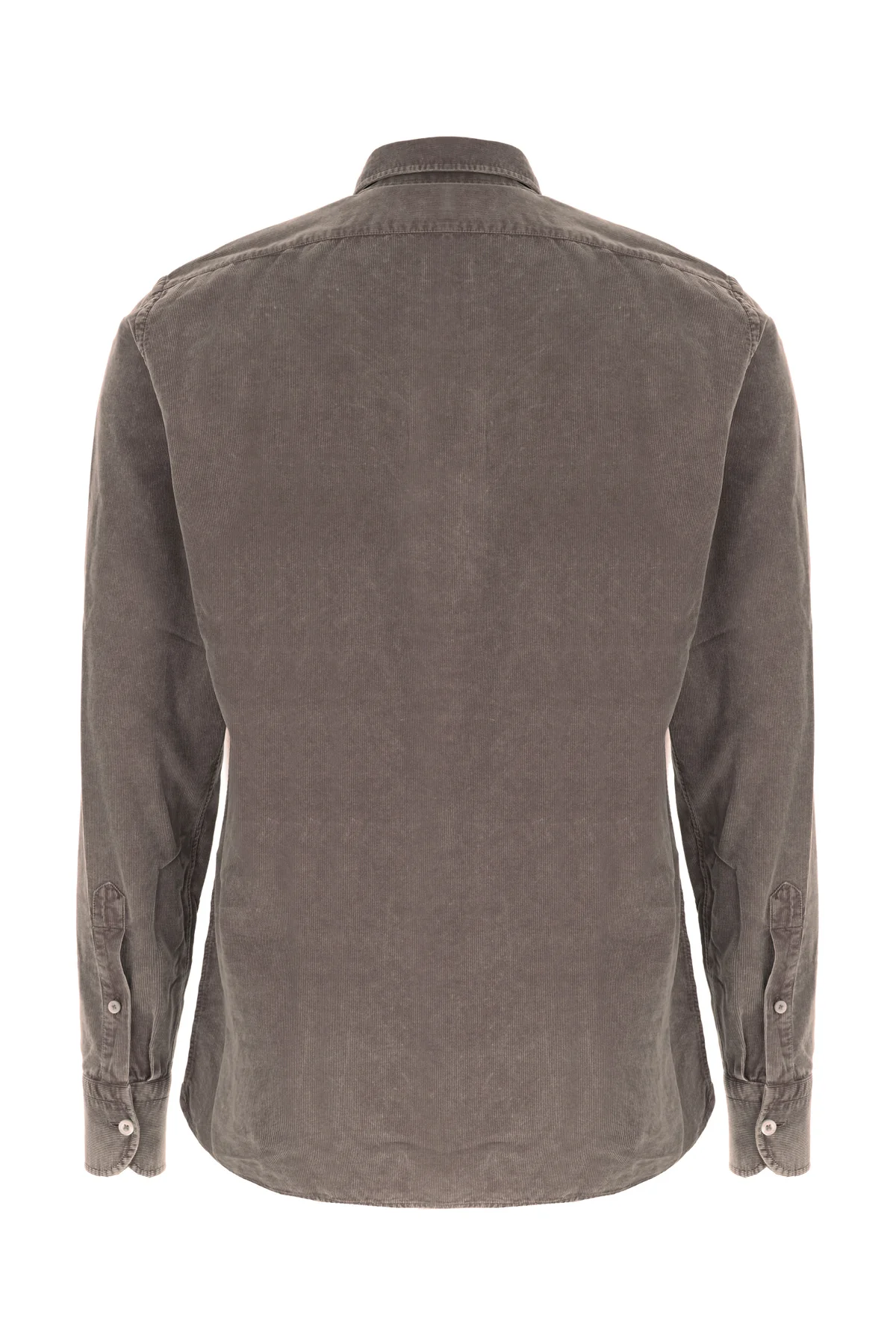 Camicia in velluto a costine marrone -  | High Quality Luxury Handbag Shop