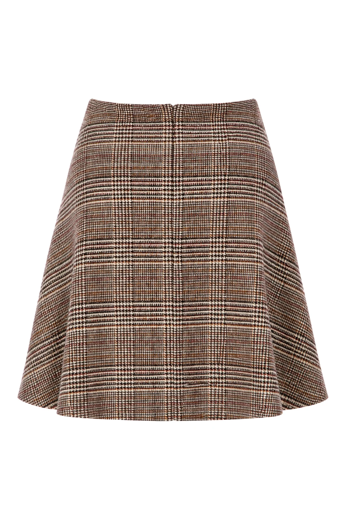 Embroidered wool mini skirt -  | High Quality Luxury Handbag Shop