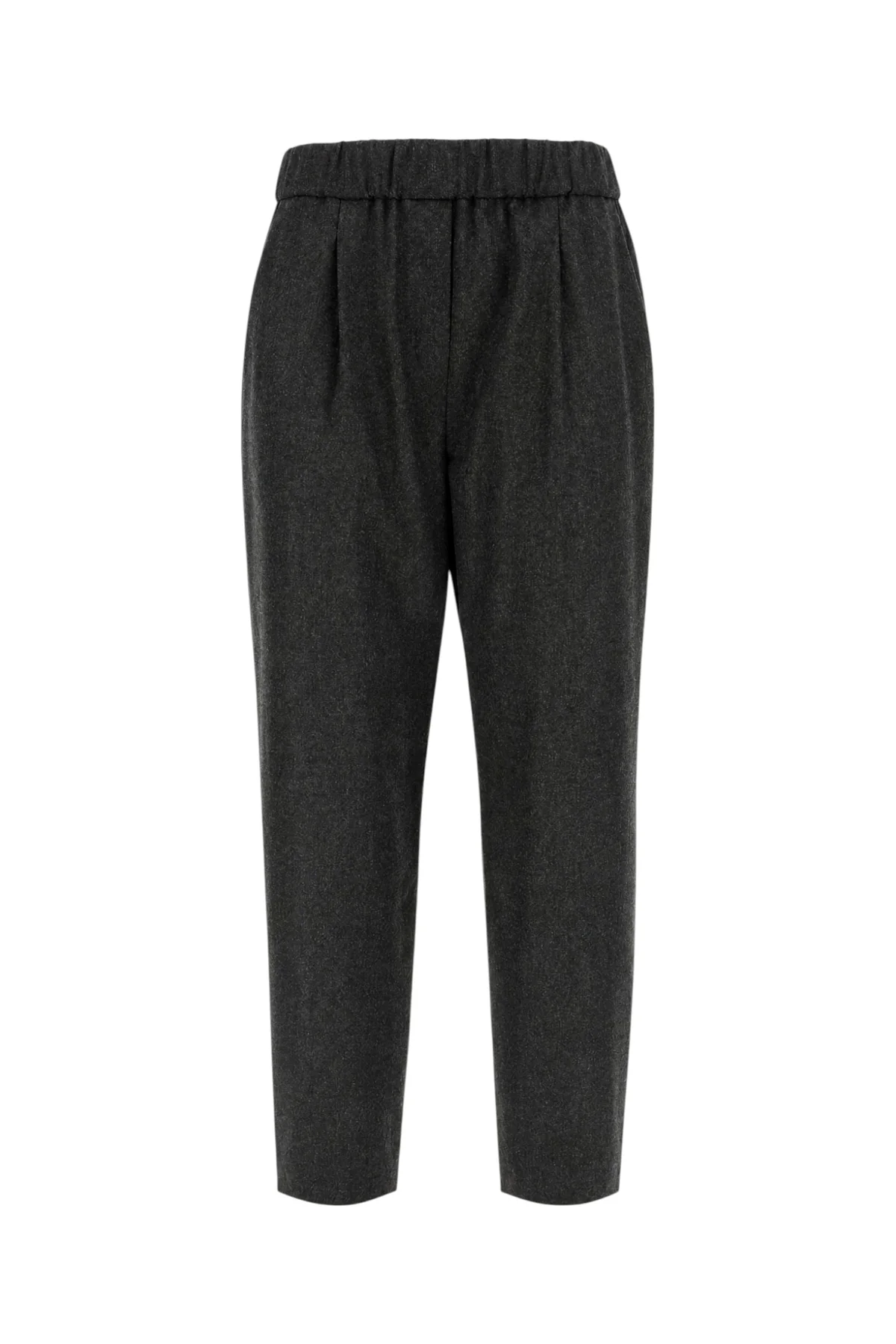 Pantalone in misto lana stretch grafite -  | High Quality Luxury Handbag Shop