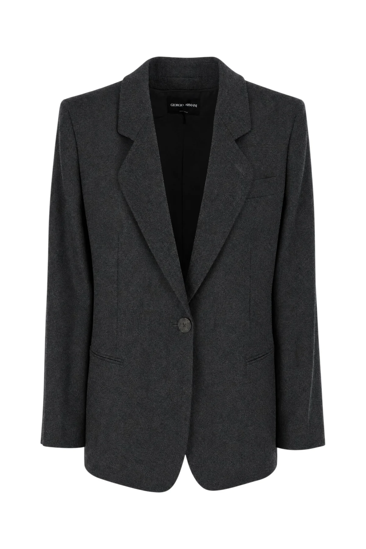 Graphite stretch wool blend blazer -  | High Quality Luxury Handbag Shop