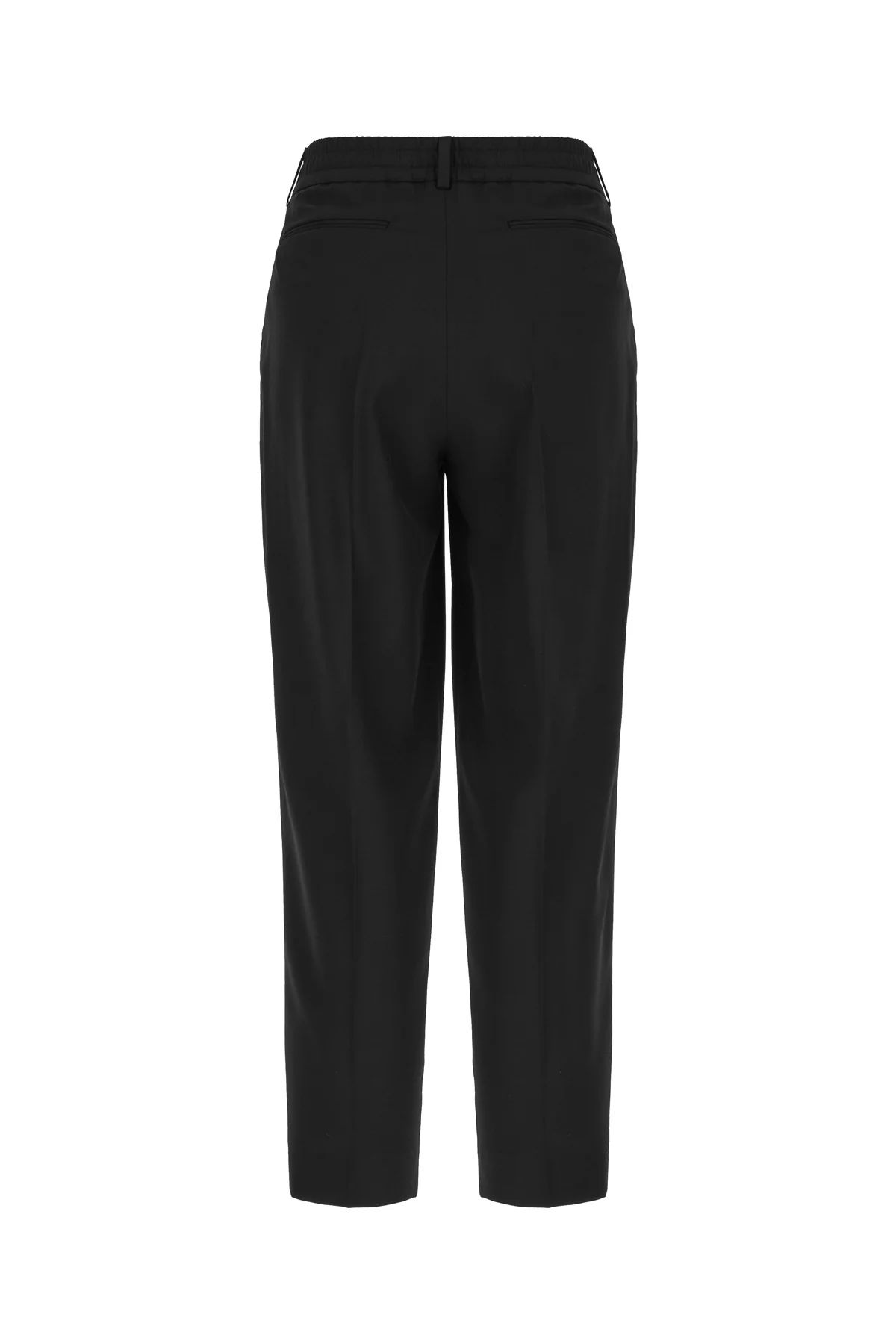 Black stretch polyester blend pants -  | High Quality Luxury Handbag Shop