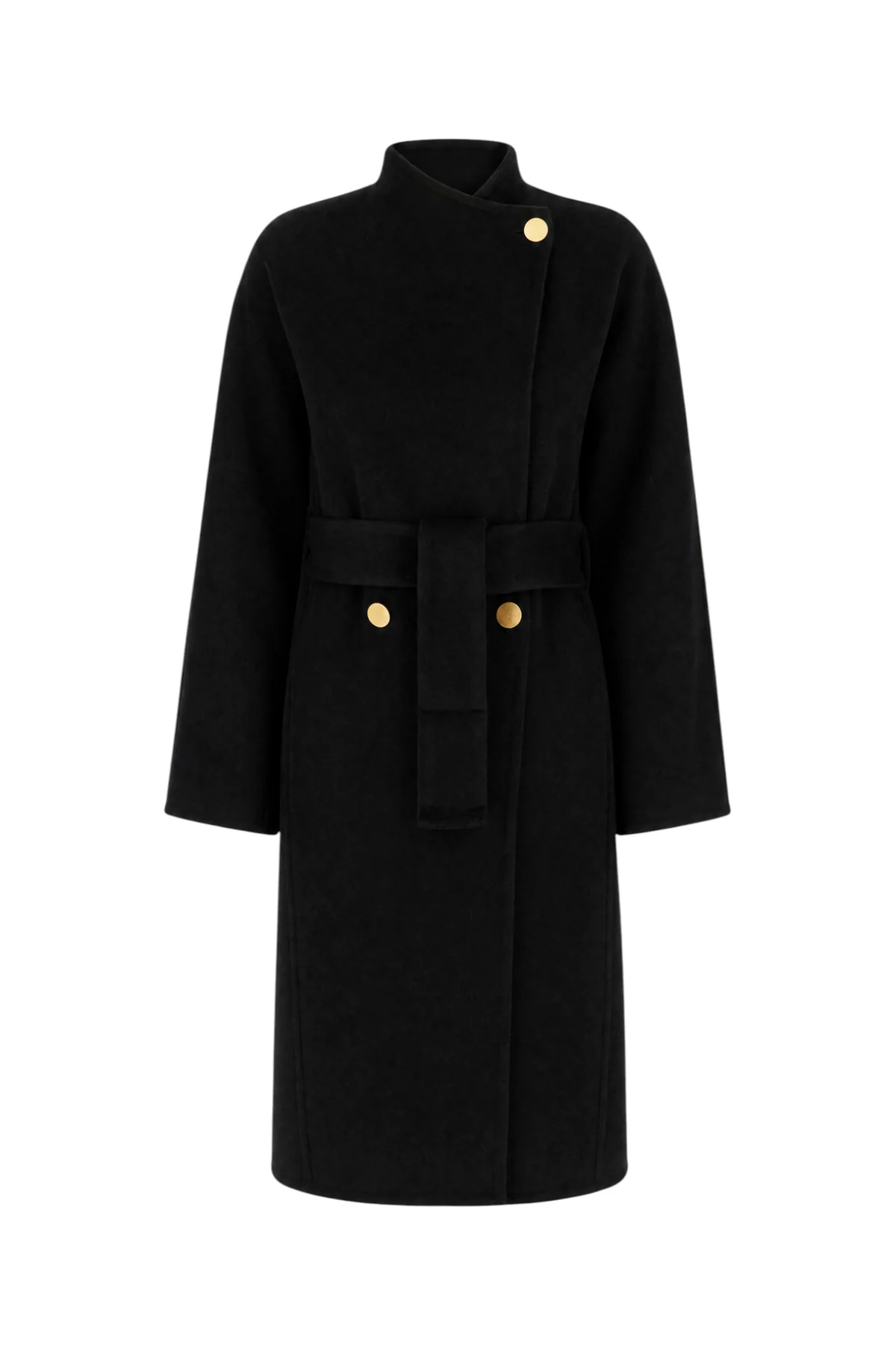 Black wool blend coat -  | High Quality Luxury Handbag Shop