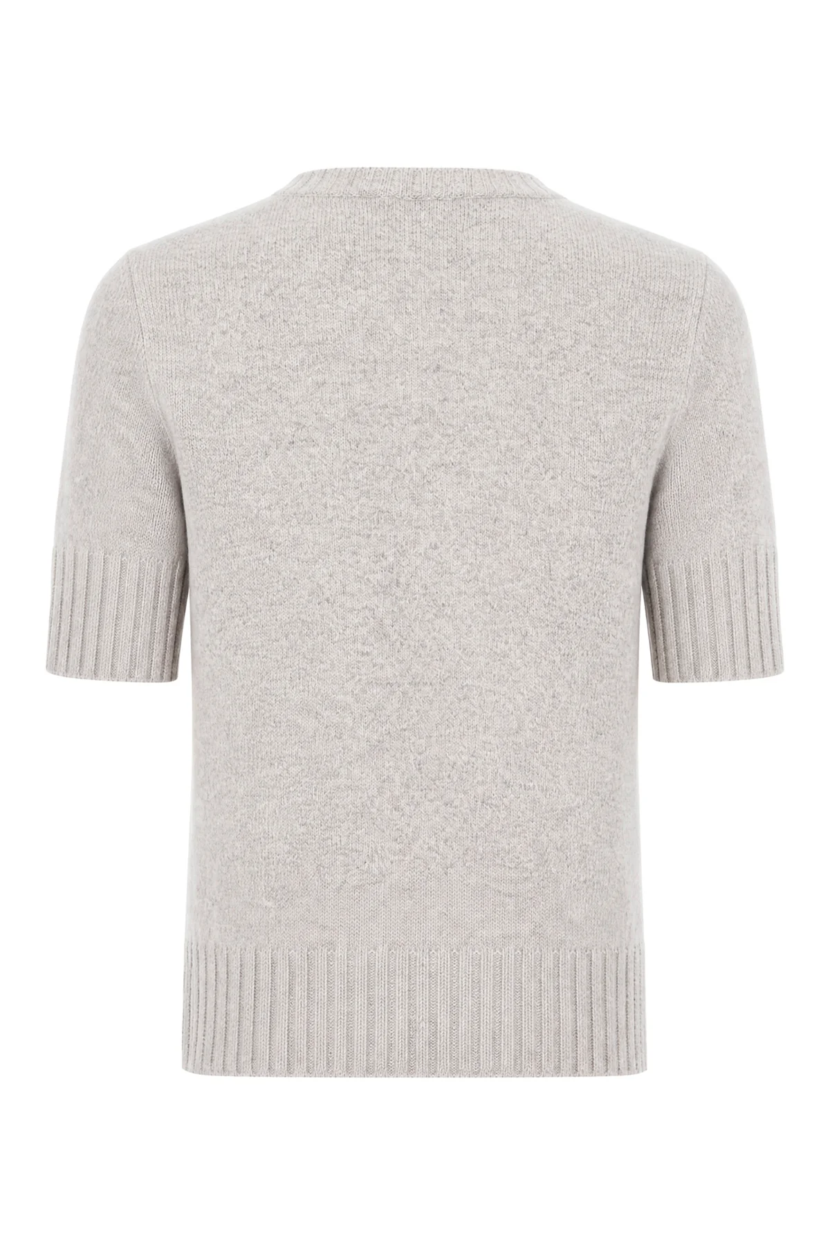 Mélange grey wool sweater -  | High Quality Luxury Handbag Shop