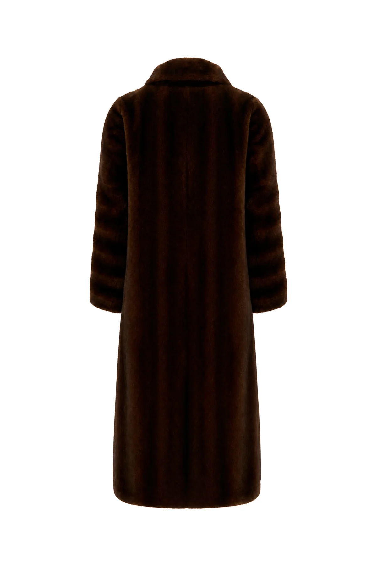 Chocolate eco fur coat -  | High Quality Luxury Handbag Shop