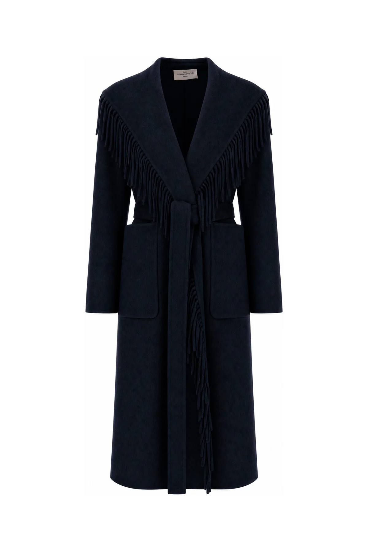 Navy blue wool coat -  | High Quality Luxury Handbag Shop