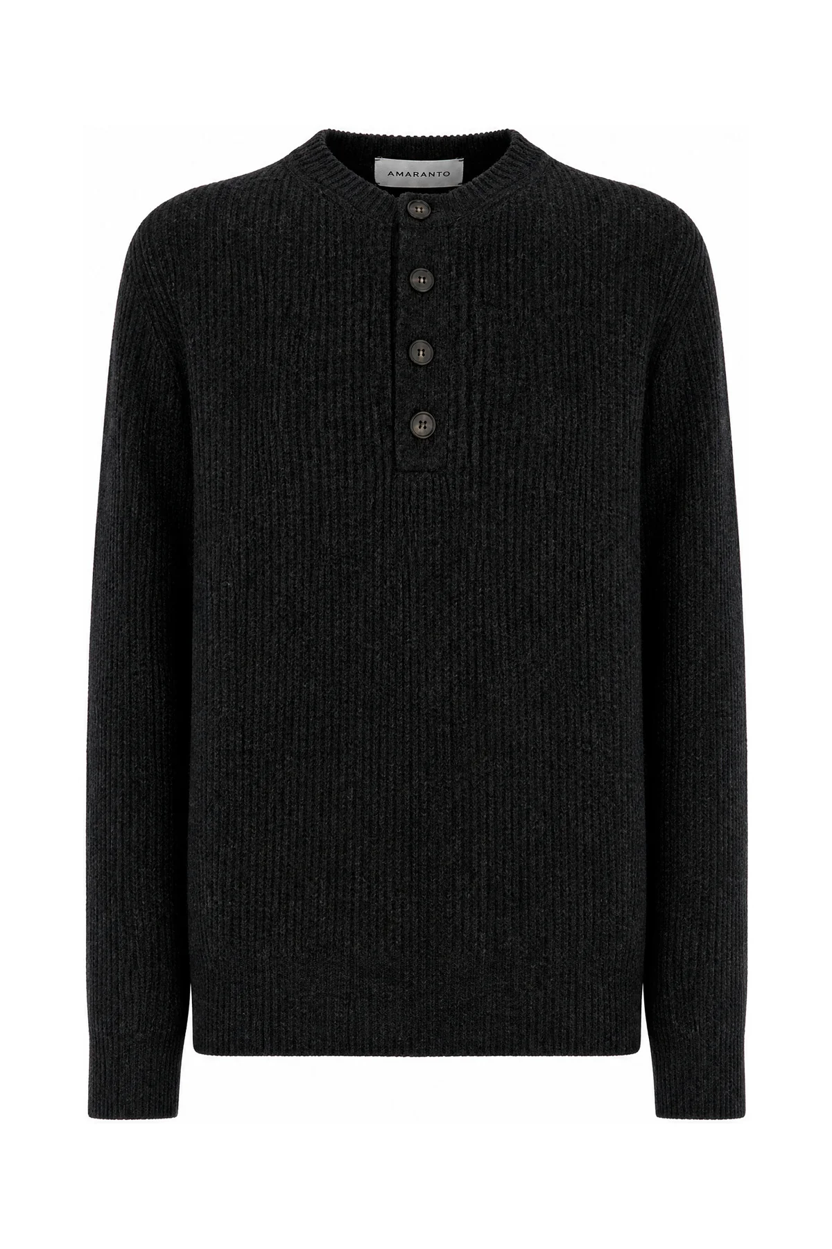 Charcoal wool blend sweater -  | High Quality Luxury Handbag Shop