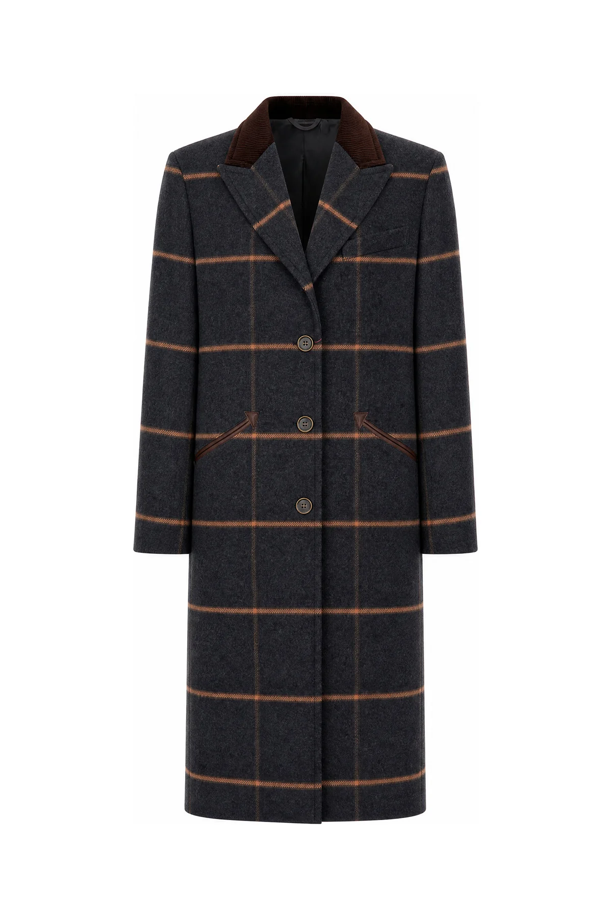 Embroidered wool coat -  | High Quality Luxury Handbag Shop